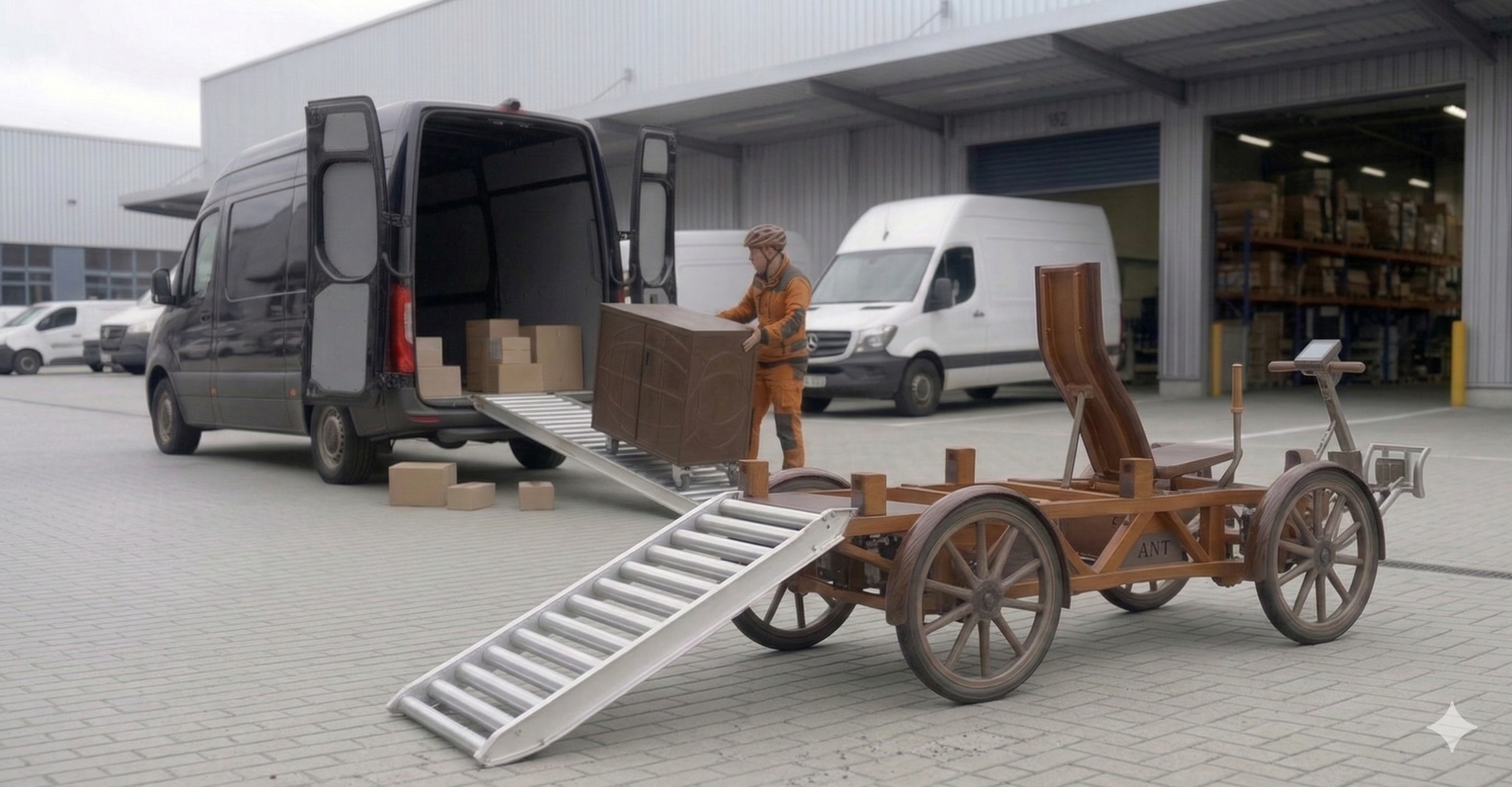 ANT Cargo Bike — workflow van a bike
